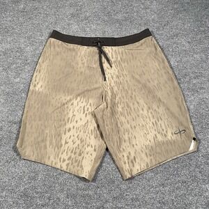 Santo Studio Cole Houshmand Board Shorts Mens 2XL Pro 22" Cheetah Animal Brown